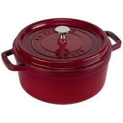 Staub La Cocotte 24cm rund, Kirsch-rot, Gusseisen Produktbild