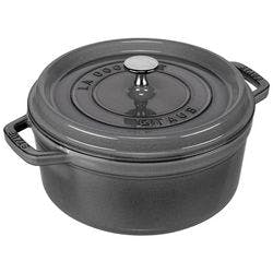 Staub La Cocotte 24cm rund Graphit-grau,Gusseisen Produktbild