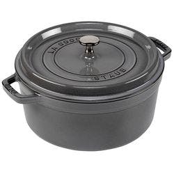 Staub La Cocotte 26cm rund Graphit-grau, Gusseisen Produktbild