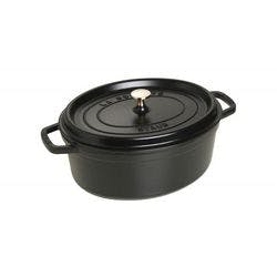 Staub La Cocotte 31cm oval, schwarz, Gusseisen Produktbild