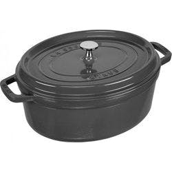 Staub La Cocotte 31cm oval Graphit-grau, Gusseisen Produktbild