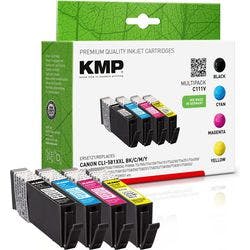 KMP Kompatibel Canon CLI-581XXL BK/C/M/Y Tintenpatrone Schwarz, Cyan, Magenta, Gelb Produktbild