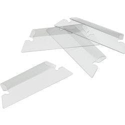 Djois Euroflex Sichtreiter DIN A4 Transparent Kunststoff 8 x 3 cm 25 Stück Produktbild