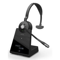 JABRA ENGAGE 75 Kabellos Mono Headset Noise Cancelling Microphone Mikrofon Schwarz Produktbild