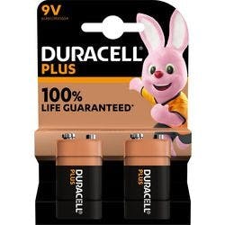 Duracell Batterien PLUS 6LR61 9V Alkali 2 Stück Produktbild