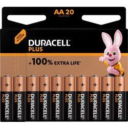 Duracell Batterie Plus 100 AA 2900 mAh Produktbild