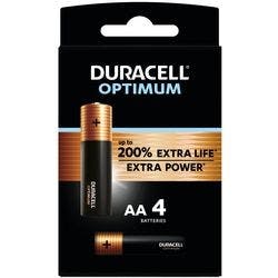 Duracell Batterien Optimum AA 4 1,5 V Stück Produktbild