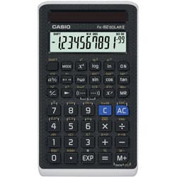 Casio Wissenschaftlicher Taschenrechner FX-82SOLAR II 12-stelliges Display Schwarz Produktbild