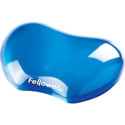 Fellowes Handgelenkauflage mit Mauspad Crystals Gel Flex Blau Produktbild