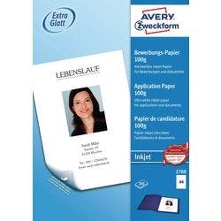 AVERY Zweckform Inkjet Druckerpapier Satin DIN A4 100 g/m² Weiß 200 Blatt Produktbild