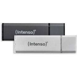 ntenso USB-Stick Antrazit, Silber 32GB Doppelpack Produktbild