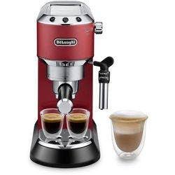 De'Longhi Dedica Style EC685.R Espressomaschine 1.1 L Rot, Silber Produktbild
