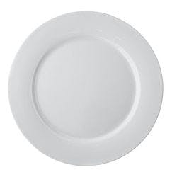 Fine Bone China Teller Porzellan 310 mm Creme 12 Stück Produktbild