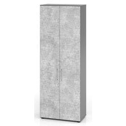 Hammerbacher Schrank Spanplatte 5 Fachböden abschließbar  Beton Graphit Produktbild