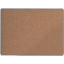 Nobo Premium Plus Kork Pinnwand Wandmontage 120 (B) x 90 (H) cm Aluminium Braun Produktbild