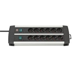 brennenstuhl 1391000912 Premium Duo Alu-Line Steckdosenleiste 12-fach Mit Schalter Produktbild