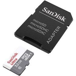 SanDisk Ultra Lite microSDHC UHS-I-Speicherkarte mit SD-Adapter 32 GB Klasse 10 SDSQUNR-032G-GN3MA Produktbild
