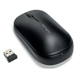 Kensington SureTrack Dual Kabellose Ergonomische Maus K75298WW Optisch Für Rechts- und Linkshänder Bluetooth/USB-A Nano-Empfänger Schwarz Produktbild