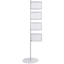 Bi-Office Snap Display Infoständer DIN A4 Aluminium, Kunststoff Transparent Produktbild