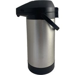 EasyPush Pumpkanne Edelstahl Schwarz, Silber 381.608 Produktbild