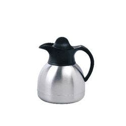 Vakuum Kanne ThermosteeL Edelstahl 1 l Edelstahl Silber, Schwarz Produktbild