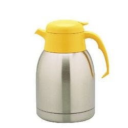 Vakuum Kanne ThermosteeL Edelstahl 1,2 l Edelstahl Silber, Gelb Produktbild
