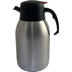 Vakuum Kanne ThermosteeL Edelstahl 2 l Edelstahl Silber, Schwarz Produktbild