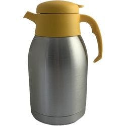 Vakuum Kanne ThermosteeL Edelstahl 2 l Edelstahl Silber, Gelb Produktbild