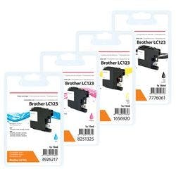 Viking Kompatibel Brother Tintenpatrone Schwarz,Cyan, Magenta, Gelb Multipack 4 Stück Produktbild