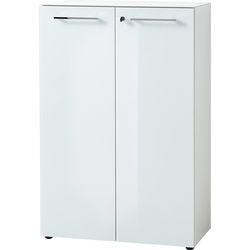 GERMANIA Monteria Melamin Aktenschrank abschließbar 800 x 370 x 1.200 mm Weiß Produktbild