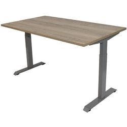 euroseats Schreibtisch Eiche T-Fuß 2 Schreibtischcontainer 1.200 (B) x 800 (T) x 865 (H) mm Metall Produktbild