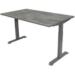 euroseats Schreibtisch Beton T-Fuß 2 Schreibtischcontainer 1.600 (B) x 800 (T) x 865 (H) mm Metall Produktbild