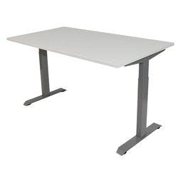 euroseats Schreibtisch Weiß T-Fuß 2 Schreibtischcontainer 1.200 (B) x 800 (T) x 865 (H) mm Metall Produktbild