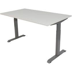euroseats Schreibtisch Weiß T-Fuß 2 Schreibtischcontainer 1.600 (B) x 800 (T) x 865 (H) mm Metall Produktbild