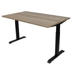euroseats Schreibtisch Eiche T-Fuß 2 Schreibtischcontainer 1.600 (B) x 800 (T) x 865 (H) mm Metall Produktbild