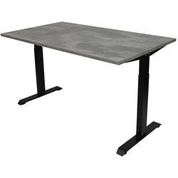 euroseats Schreibtisch Beton T-Fuß 2 Schreibtischcontainer 1.400 (B) x 800 (T) x 865 (H) mm Metall Produktbild