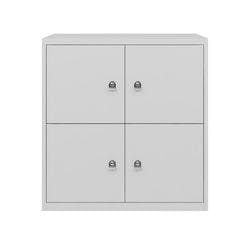 Bisley LateralFile Lodge Stahl Schließfach Schlüssel 800 x 470 x 845 mm Hellgrau Produktbild