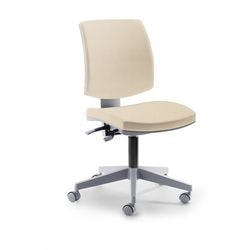 Mayer Sitzmöbel Drehstuhl myFLEXO Beige Stoff Drehkreuz aus Kunststoff Produktbild