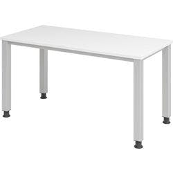 Hammerbacher Höhenverstellbar Schreibtisch Rechteckig 4 Füße 1.400 (B) x 672 (T) x 685 (H) mm Melamin Produktbild