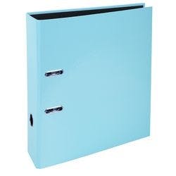 Exacompta Aquarel Prem Touch Ordner DIN A4 80 mm Pastellblau 2 Ringe 53564E Pappkarton Hochformat 10 Stück Produktbild