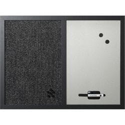 Bi-Office Essentials Pinnwand Filz 90 (B) x 60 (H) cm Schwarz, Silber Produktbild