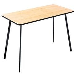 Paperflow Homeoffice-Schreibtisch Rechteckig Buche 4 Metallfüße 1.000 (B) x 500 (T) x 750 (H) mm Melamin Produktbild
