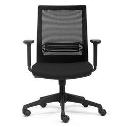 euroseats Bürostuhl Evora Stoff Schwarz Produktbild