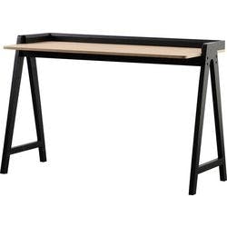 Schaffenburg Domestico Schreibtisch Rechteckig Eiche Wangen-Fuß 1.230 (B) x 600 (T) x 800 (H) mm Melamin Produktbild