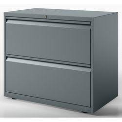 Bisley Schubladenschrank Essentials 2 Hängeregistraturauzüge Anthrazit 800 x 470 x 1.000 mm Produktbild