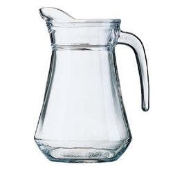 Wasserkanne Glas 1000 ml 51 x 201 mm Transparent 6 Stück Produktbild