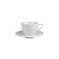 Extra Durable Cappuccinotasse Porzellan 320 ml Weiß 24 Stück Produktbild