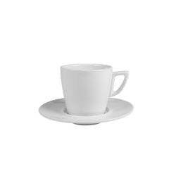 Extra Durable Kaffee-/Cappuccinotasse Untertassen Weiß 24 Stück Produktbild