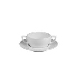 Extra Durable Suppen-untertasse Porzellan Weiß 24 Stück Produktbild