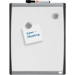 Nobo Small Wandmontierbares Magnetisches Whiteboard 1903779 Lackierter Stahlbogenrahmen 280 x 335 mm Weiß Produktbild